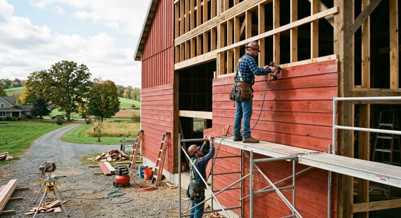Barn Siding Installation in Humphreys County, TN