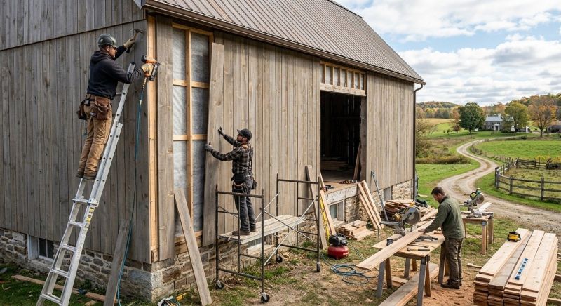 Barn Siding Replacement in Cheatham County, TN