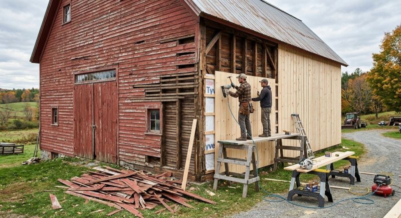 Barn Siding Replacement in Dickson County, TN