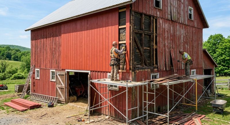 Barn Siding Replacement in Waverly, TN