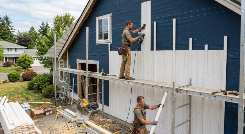 Batten Siding Installation in Ashland City, TN
