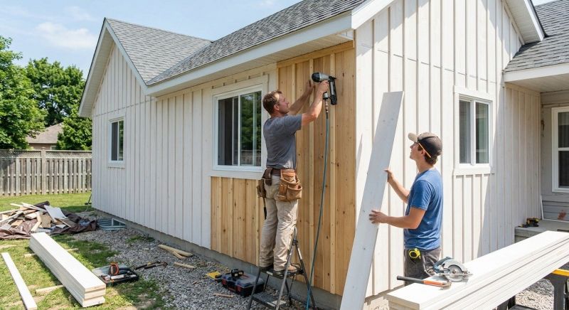 Batten Siding Installation in Fairview, TN