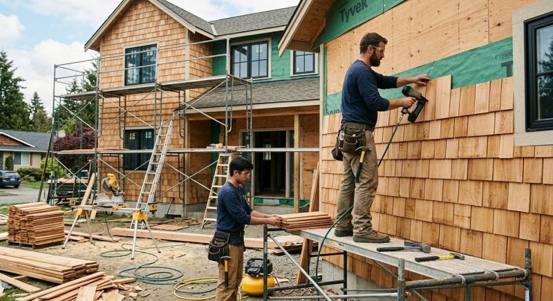 Cedar Cladding Installation in Dickson County, TN