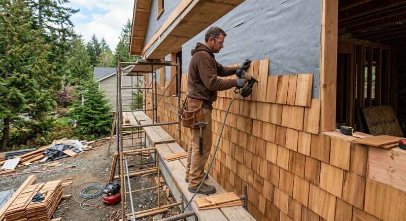 Cedar Siding Installation in Ashland City, TN