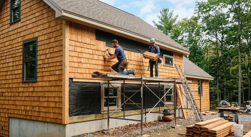 Cedar Siding Installation in Dickson, TN