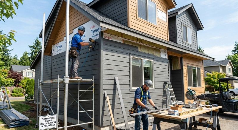 Composite Siding Installation in Lyles, TN