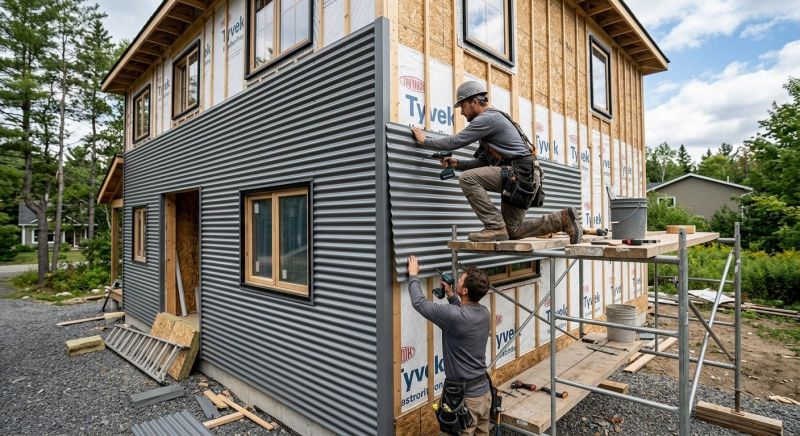 Corrugated Siding Installation in Dickson County, TN
