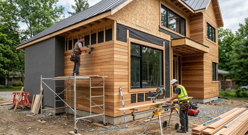 Faux Wood Siding Installation in Ashland City, TN