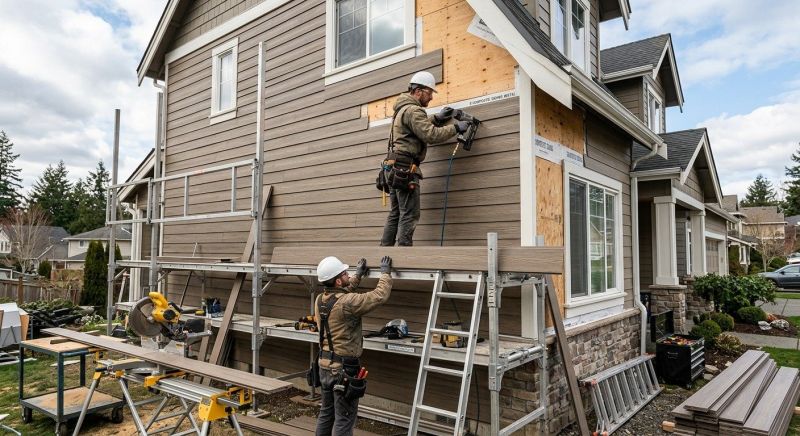 Faux Wood Siding Installation in Cheatham County, TN