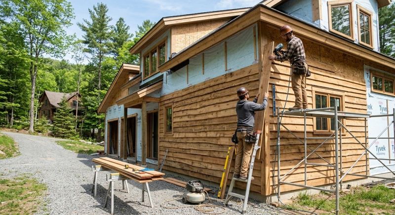 Faux Wood Siding Installation in Dickson, TN
