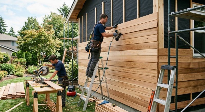 Hardwood Siding Installation in Ashland City, TN