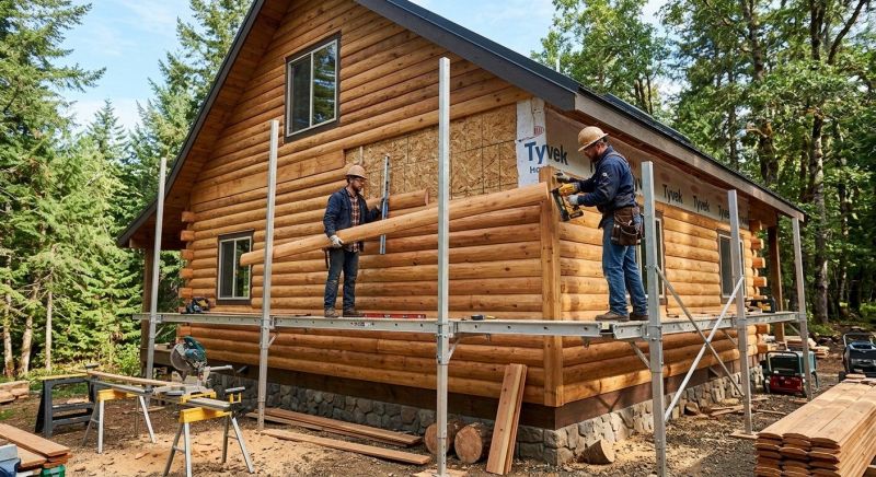 Log Siding Installation in Cheatham County, TN