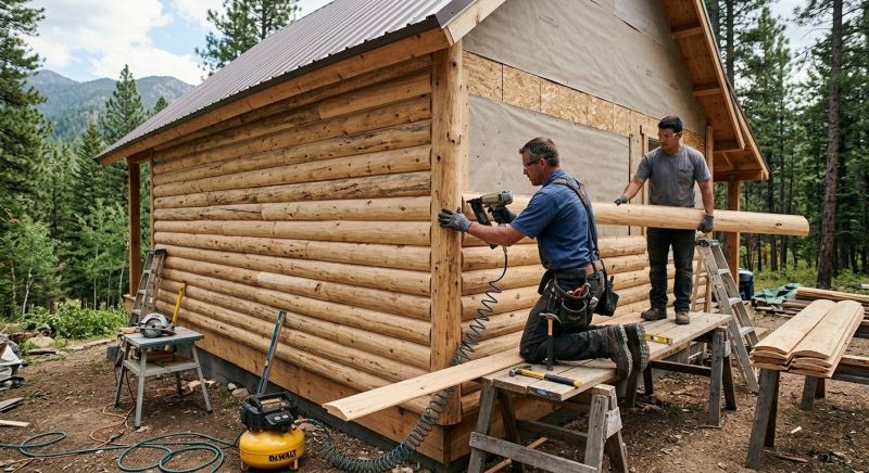 Log Siding Installation in Cheatham County, TN