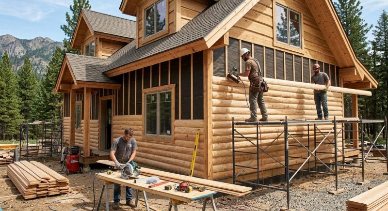 Log Siding Installation in Cheatham County, TN