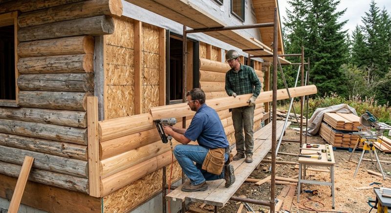 Log Siding Installation in Lyles, TN
