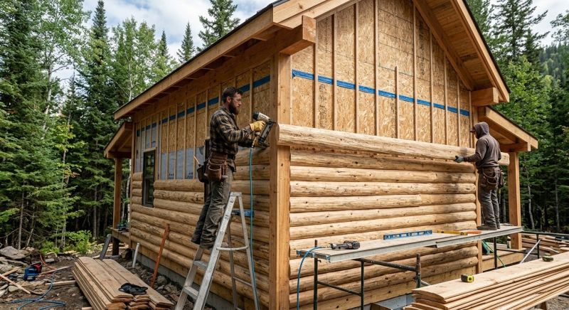 Log Siding Installation in Lyles, TN