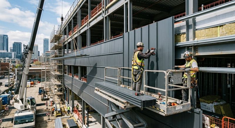 Steel Cladding Installation in Dickson County, TN
