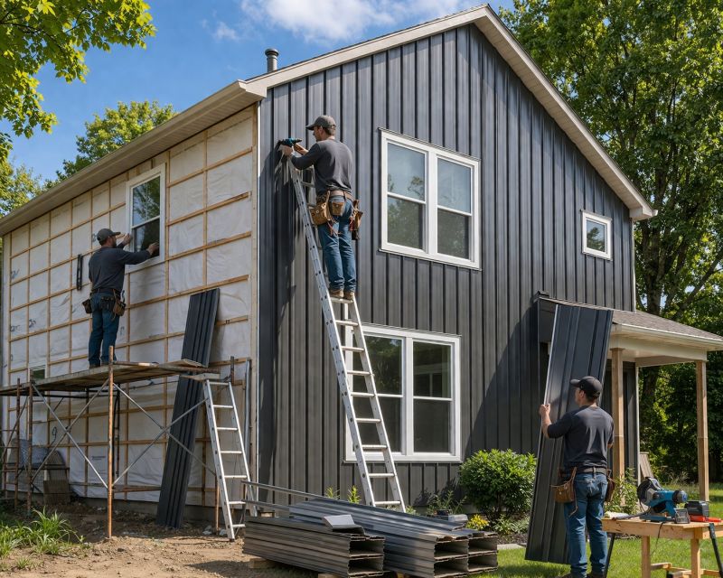 Tin Siding Installation in Dickson County, TN