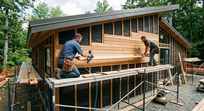 Wood Cladding Installation in Humphreys County, TN