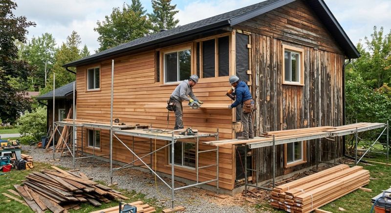 Wood Cladding Installation in Dickson County, TN