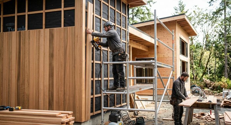 Wood Cladding Installation in Lyles, TN
