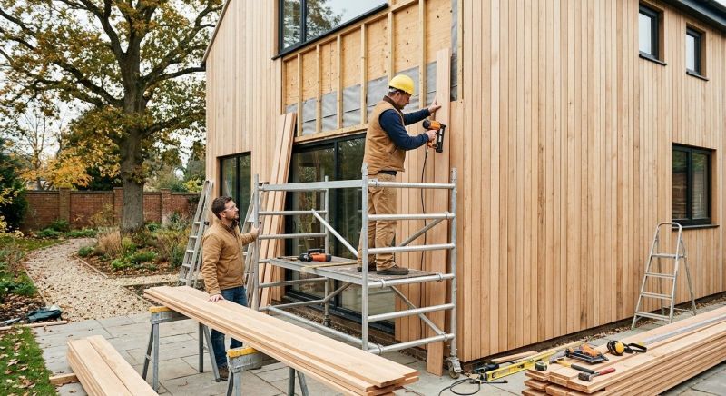 Wood Cladding Installation in Waverly, TN