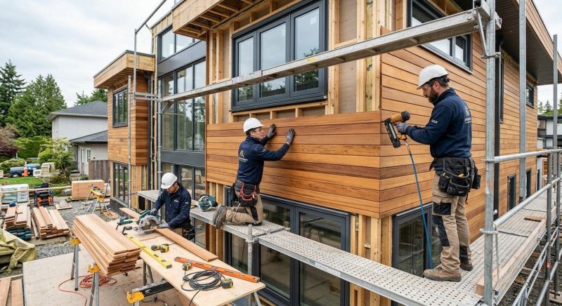 Wood Cladding Installation in Waverly, TN