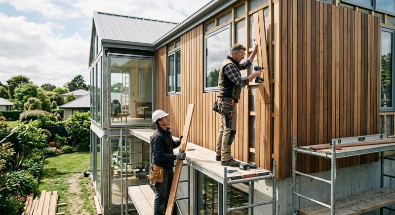 Wood Cladding Installation in Waverly, TN