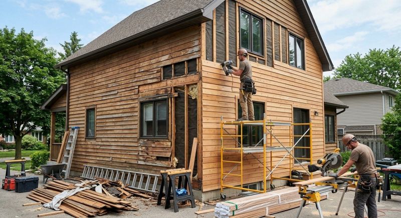 Wood Cladding Replacement in Dickson County, TN