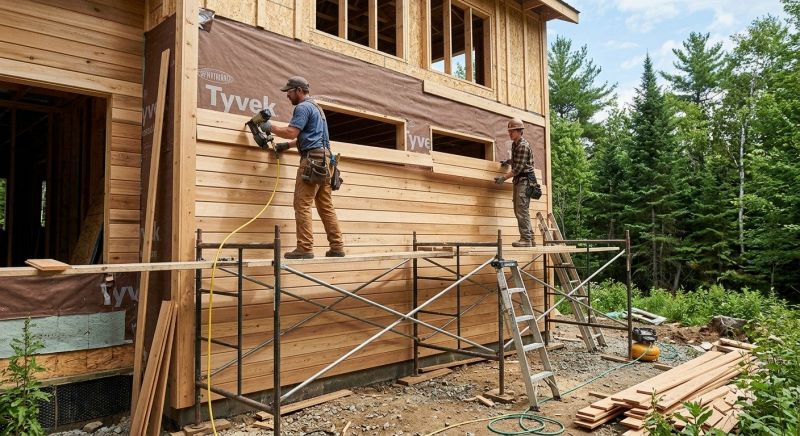 Wood Siding Installation in Bon Aqua, TN