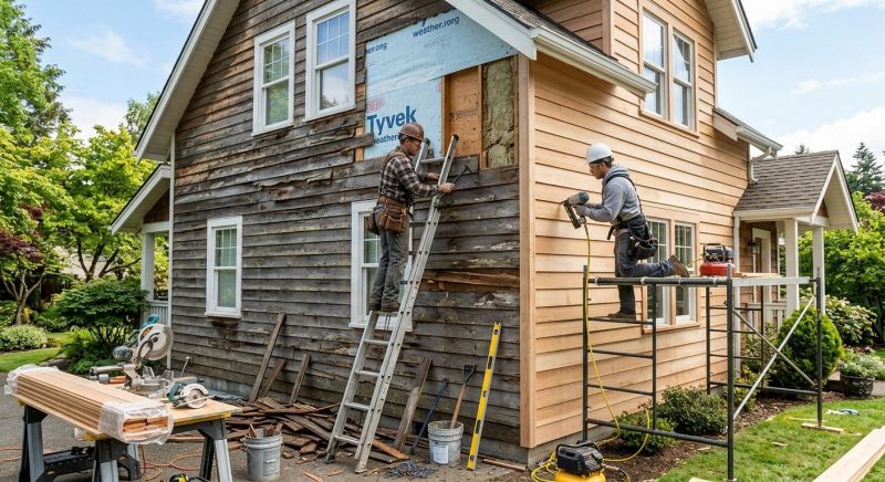 Wood Siding Installation in Waverly, TN